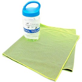 All Cool CT001 Cooling Towel, Heatstroke Prevention, Cool Item, Cool Towel, green