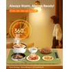 Warming Mat for Food, Rollable Electric Warming Tray, Silicone Heating