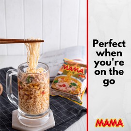 MAMA Instant Noodles Artificial Pork Flavor,30 Pkgs.x 2.12 Oz.(60g)