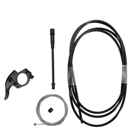DJC Components DJC Dropper Seatpost Switch Lever Trigger with Cable and Hose for 22.2mm Handlebar Satori Sorata Vertical 2X