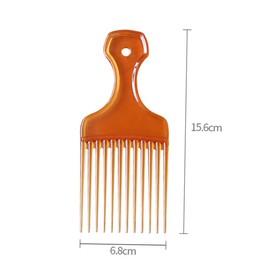 Mikinona 3pcs Retro Insert Comb for Men and Women Simple Headdress Combs Orange Black and Material for Easy Styling and Combing