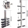 Mojiate 4-Step Stainless Steel Dive Ladder - Heavy Duty Telescoping