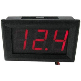 MACHSWON Digital Voltmeter LED Digital Display Panel DC 4.50-30V Voltage Meter 0.56-inch DC Voltmeter for Car and Motor Red