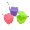 Colored tooth storage case tooth shape necklace purple 10ea