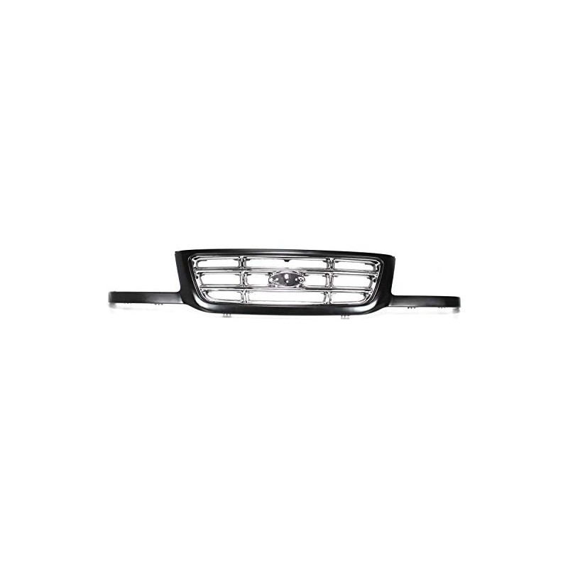 Garage-Pro Grille Assembly Compatible with 2001-2003 Ford Ranger Black Shell
