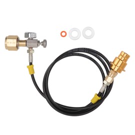 Soda Maker Adapter Hose Kit 1.5m Black Hose with Gold Male Adapter Pressure Gauge W21.8 14 for DUO for Terra for Art