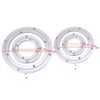 ochun Rotating Stand, Round Shelf, Aluminum Alloy, Rotating Turntable, Smooth
