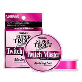 VARIVAS Super Trout Advanced Twitch Master Marking Nylon 328.4 ft (100 m) Marking Color (Clear + Flash Pink) 4lb (No. 1)