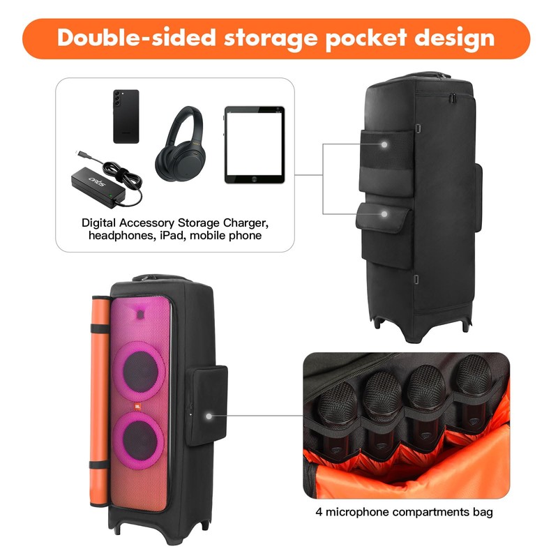 Protective Cover for JBL PartyBox 1000 Speaker Double-Layer Shield, Speaker