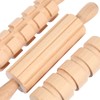 STOBOK Wooden Kneading Tool Dough Plasticine Tool Extruder Modelling Tool
