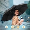 TechRise Umbrella, Compact Strong Windproof Automatic Umbrellas, Folding Lightweight, Portable