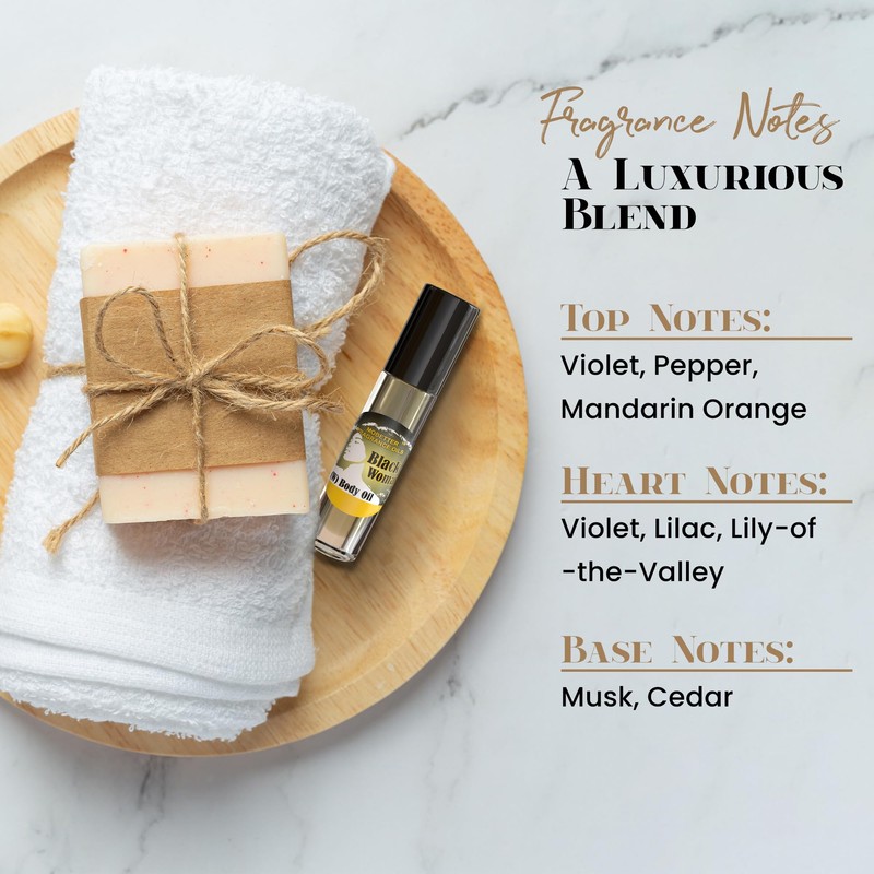 MOBETTER FRAGRANCE OILS Black Woman Perfumed Fragrance Body Oil
