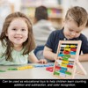 hioseyre Gaaines Abacus Calculation Frame Counting 10-Row 100 Beads Wooden