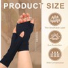 Chicingyou 3 Pairs Elderly Skin Thin Protector Gloves Tone Fingerless