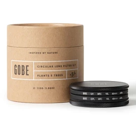 Gobe 49mm UV + Circular Polarising (CPL) Lens Filter Kit (Pro)
