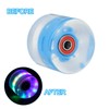 PATIKIL Light Up Skateboard Wheels 60x45mm, 4 Pack 78A PU