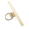 Elecom PWSTHD1SSGD Strap Holder, Stainless Steel, Non-Floating, Bend Design, Lightweight,