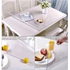 2 Set 12 X 24 Inch Square Clear Table Protector