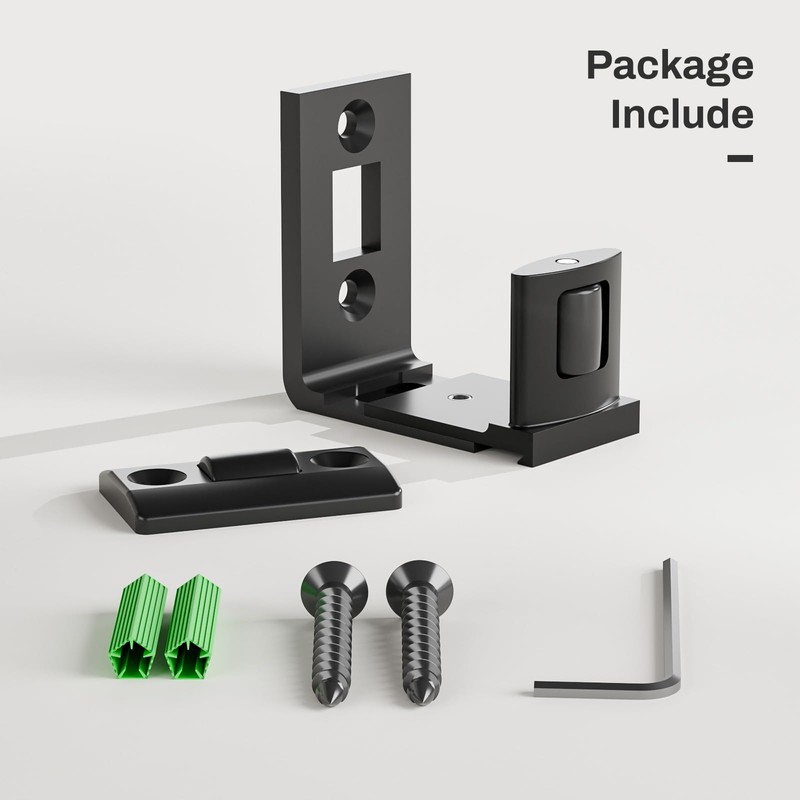 ETIASQSA Adjustable Roller Floor Guide for Sliding Door, Wall/Door Guide