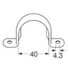 SANEI PR60-30 Plumbing Parts Saddle Band Inner Diameter 1.6 inches