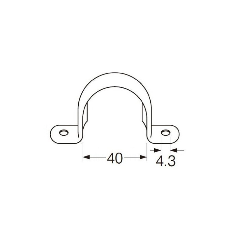 SANEI PR60-30 Plumbing Parts Saddle Band Inner Diameter 1.6 inches