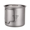 Aomiun Ultralight Titanium Cup Outdoor Portable 2PCS Cup Set 350ml