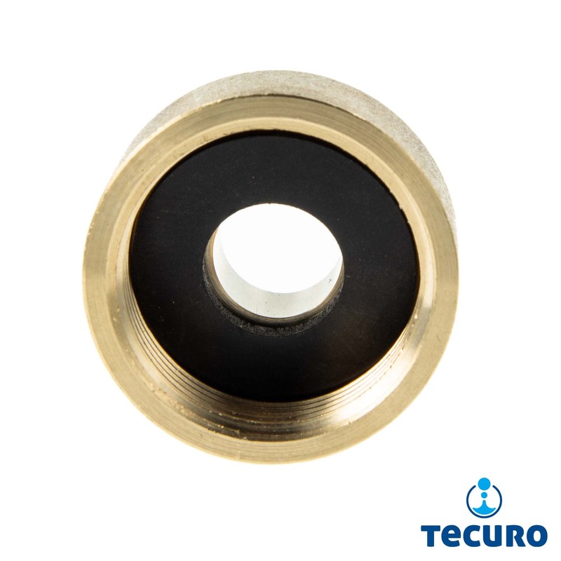 Reducer extension – outer x internal thread in untreated brass.
