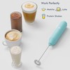 Powerful Milk Frother Handheld Foam Maker, Mini Whisk Drink Mixer