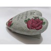 Holiday Pride Heart Shaped Memorial Stone for Dad, Accented with