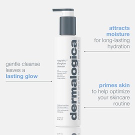 Dermalogica Magnetic AfterGlow Facial Cleanser, Moisture Bonding Cleansing Cream - Delivers Glowing and Hydrating Skin, 10 fl oz