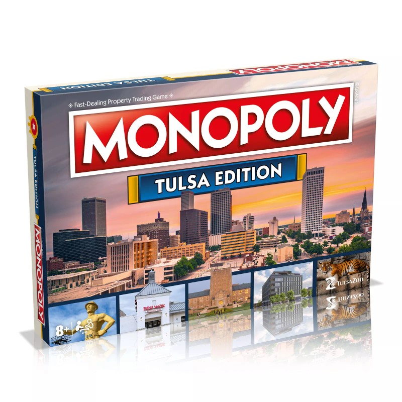 Top Trumps USA Tulsa Edition Monopoly Board Game