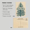 Idaho, Blue Spruce Tree, (4x6 Birch Wood Postcards, 2-Pack Stationary,