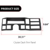 DOTCOM Dash Bezel Panel Surround Trim Compatible with 1984-1996 Jeep