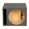 Q Power 15 Inch Heavy-Duty Single Vented Carpet Covered Durable
