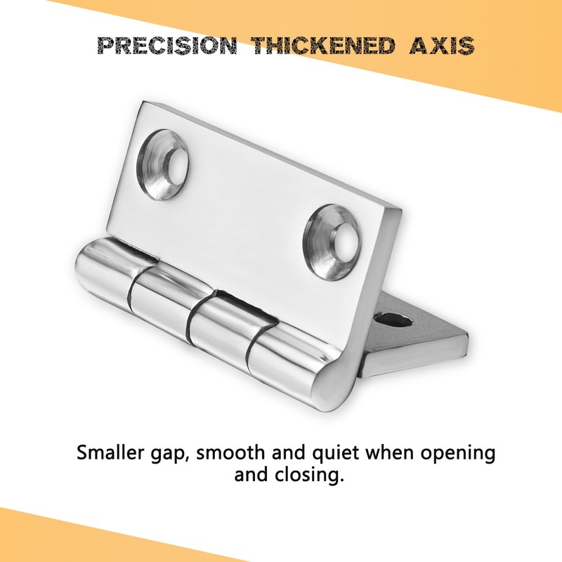 DIALESHU Heavy Duty Marine Boat Hatch Hinges 316 Stainless Steel,