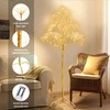 XTHlamp LED Tree Floor Lamp, 5.7 Ft Tall, Remote Control,