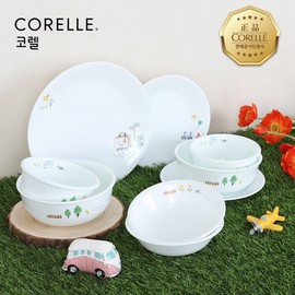 Corel Easy Weekend Round 2 Person 9P Home Set / 코렐 이지위켄드 원형 2인 9P 홈세트