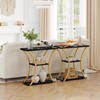 Hoctieon 3 Tier Console Table with Open Wood Shelves, Decorative