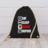 Shirtracer - Gym Bag Backpack - Gifts - Eat Sleep