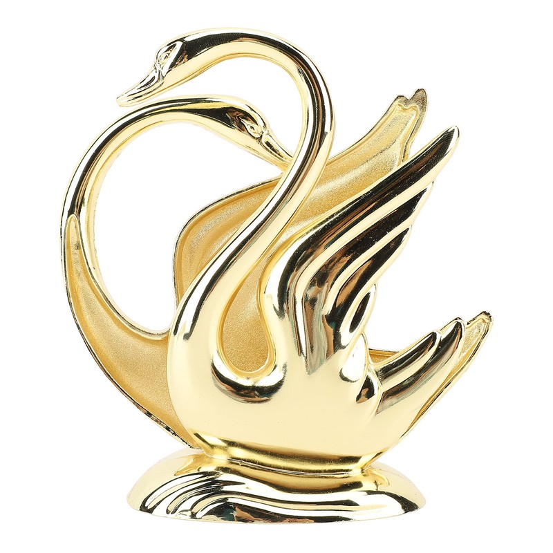 Gold Napkin Holder Elegant Modern Tissue Dispenser Stand Zinc Alloy