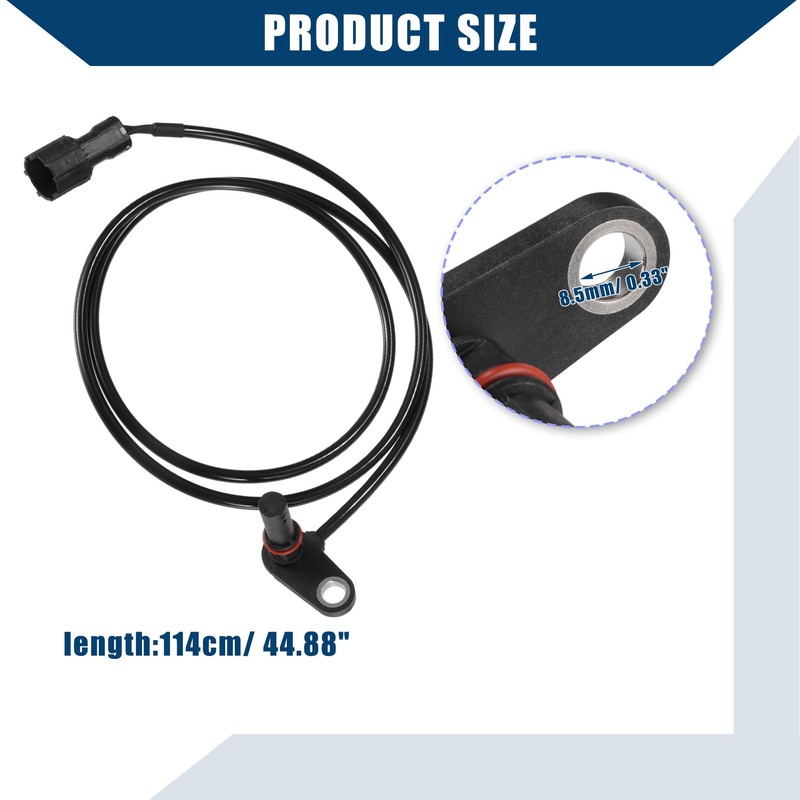 Hihaha ABS Wheel Speed Sensor for Mitsubishi FUSO CANTER/Front/Robust/Pack of