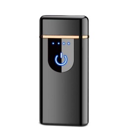 Unbranded Dual Arc Rechargeable USB Lighter - Touch Activated - Black - US SELLER
