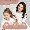 2pcs Cepillo para Cabello Desenredante Cerdas Mixtas Jabalí Para Mujeres