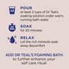 Dr Teal's Salt Soak with Pure Epsom Salt, Nourish &