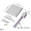 SuperInk 1-Gang Wireless Light Switch with 110V Receiver Kit Outdoor