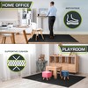 ProsourceFit ProsourceFit Puzzle Exercise Mat ? in, EVA Interlocking Foam Floor Tiles for Home Gym, Mat for Home Workout Equipment, Floor Padding for Kids, Black, 24 in x 24 in x ? in, 24 Sq Ft - 6 Tiles