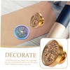 IWOWHERO DIY Crafts Bee Pattern Wax Seal Stamp Head Durable