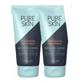 Pure Skin Oriflame Mascarilla De Carbón Activado Pell-0ff Pure Skin (2 Pzs)