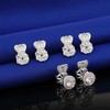 6 Pairs Earring Backs Lifters,925 Sterling Silver Earring Backs for
