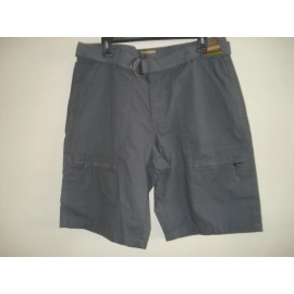 Roebuck & Co Mens Shorts  Belted Messenger Dark Gray Size 40 Roebuck